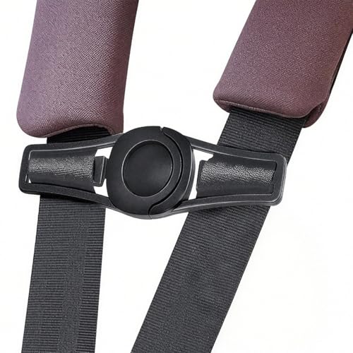 COYUN 2 Stück Abschnallschutz Kindersitz, Kindersitz Gurtschloss-Sicherung, für Autositze mit abnehmbaren Gurten, Sicherheitsgurt Clip, Abschnallen Schutz, Verschluss Kindersitz, Gurt Sicherung von COYUN