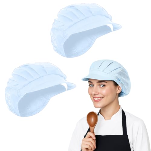 COYUN 2Stück Kochmütze Unisex Kochmütze, Kochmütze für Restaurants, Kochmütze, Kochmütze Herren Kochmütze Damen, Verstellbar Kochhut Baumwolle Kochhüte Professionel Kochmütze Haarnetz Küche, Hellblau COYUN 2Stück Kochmütze Unisex Kochmütze, Kochmütze für Restaurants, Kochmütze, Kochmütze Herren Kochmütze Damen, Verstellbar Kochhut Baumwolle Kochhüte Professionel Kochmütze Haarnetz Küche, Hellblau von COYUN