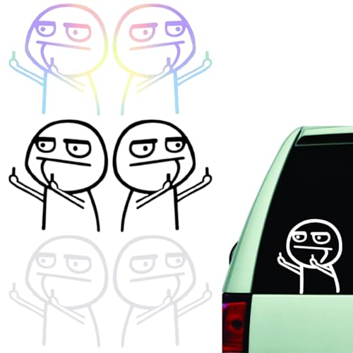 COYUN 3 Paar Auto Sticker, Lustige Aufkleber Auto, Despicable Me Fensteraufkleber, hochwertiger Aufkleber Auto Tuning von COYUN