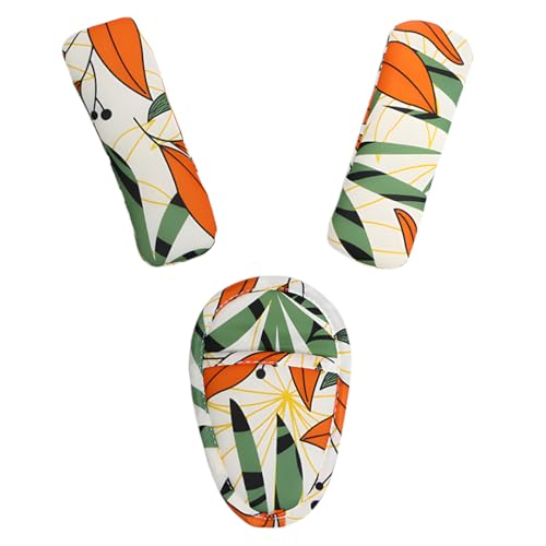 COYUN 3 Stück Baby Sicherheitsgurt Schulterpolster Set Pads Gurtpolster Universal Baby Autositz Gurtbezüge Kinderwagen Sicherheitsgurt Kissen für Neugeborene von COYUN