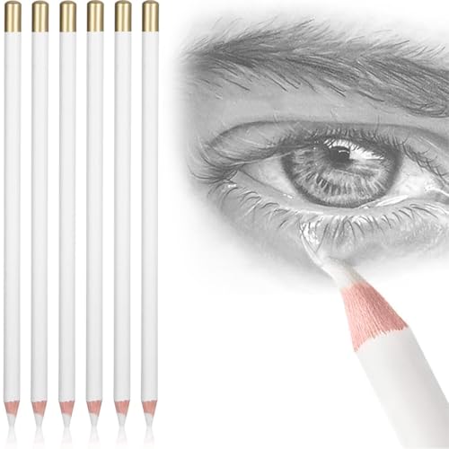 COYUN 6 Stück Radiergummi Stift Radierstift Radierer in Stiftform Radiergummi Zeichenstift Radiergummi zum Zeichnen Radierer für Künstler Skizzieren Malerei Zubehör Radierstift für Skizzen von COYUN