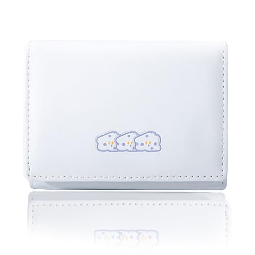 Geldbeutel Damen aus Glattem und Weichem PU Leder, Damen Geldbörse Damen kleine Portemonnaie Mini Kurz von COYUN