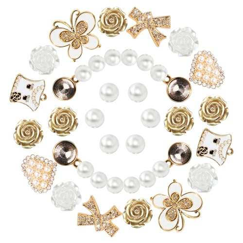 COYWX Niedlicher Schmetterlings-Schuh-Anhänger für Damen, Schmucksteine, Blumen-Anhänger für Mädchen, Perlenschuhkette, Violett, A3: Gold, one-size-fits-all COYWX Niedlicher Schmetterlings-Schuh-Anhänger für Damen, Schmucksteine, Blumen-Anhänger für Mädchen, Perlenschuhkette, Violett, A3: Gold, one-size-fits-all von COYWX