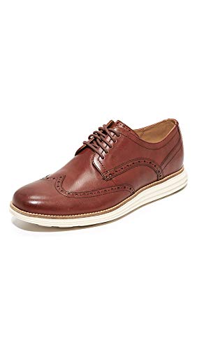 COZ7W|#Cole Haan Herren Original Grand Wingtip Oxfords Schnürhalbschuhe, Braun (Woodbury/Ivory Woodbury/Ivory), 41 EU von Cole Haan