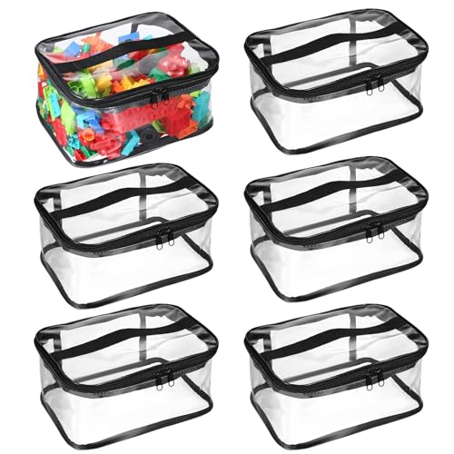 COZHYESS Transparente Reise-Kulturbeutel, tragbar, wasserdicht, Kulturbeutel für Damen und Herren, transparente Make-up-Tasche, PVC-Kosmetiktasche, Reisezubehör, Kulturbeutel für Reisen und Urlaub, 6 COZHYESS Transparente Reise-Kulturbeutel, tragbar, wasserdicht, Kulturbeutel für Damen und Herren, transparente Make-up-Tasche, PVC-Kosmetiktasche, Reisezubehör, Kulturbeutel für Reisen und Urlaub, 6 von COZHYESS