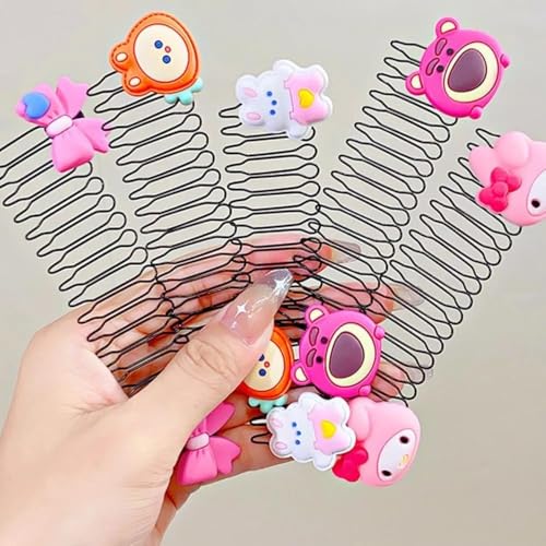 COZMAX Dehnbare, unsichtbare Haarspangen, knitterfrei, Zickzack-Stirnbänder für Mädchen, U-förmig, Fixierkamm, Stirnbänder, niedlicher Cartoon-unsichtbarer Haarhalter für Damen und Mädchen (2 Stück) COZMAX Dehnbare, unsichtbare Haarspangen, knitterfrei, Zickzack-Stirnbänder für Mädchen, U-förmig, Fixierkamm, Stirnbänder, niedlicher Cartoon-unsichtbarer Haarhalter für Damen und Mädchen (2 Stück) von COZMAX
