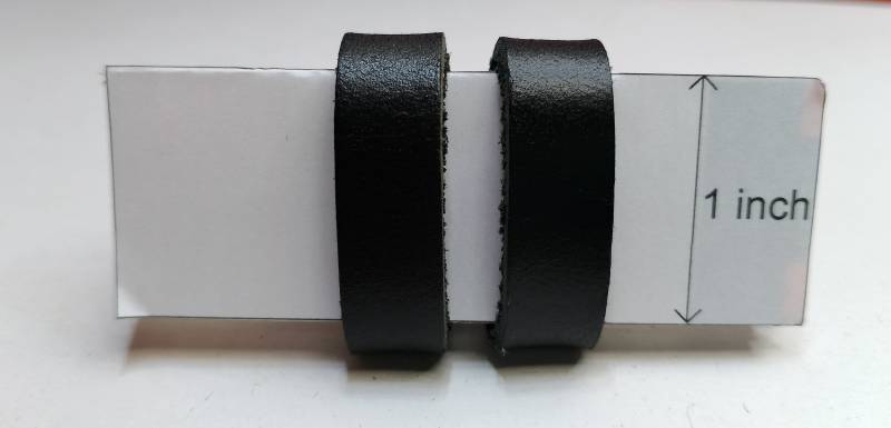 2stk. Leder Der Gürtelhalter Passend Für 2, 5 cm Farbe Schwarz, Dunkelbraun, Hellbraun Größe Breite 1 cm von COZY168