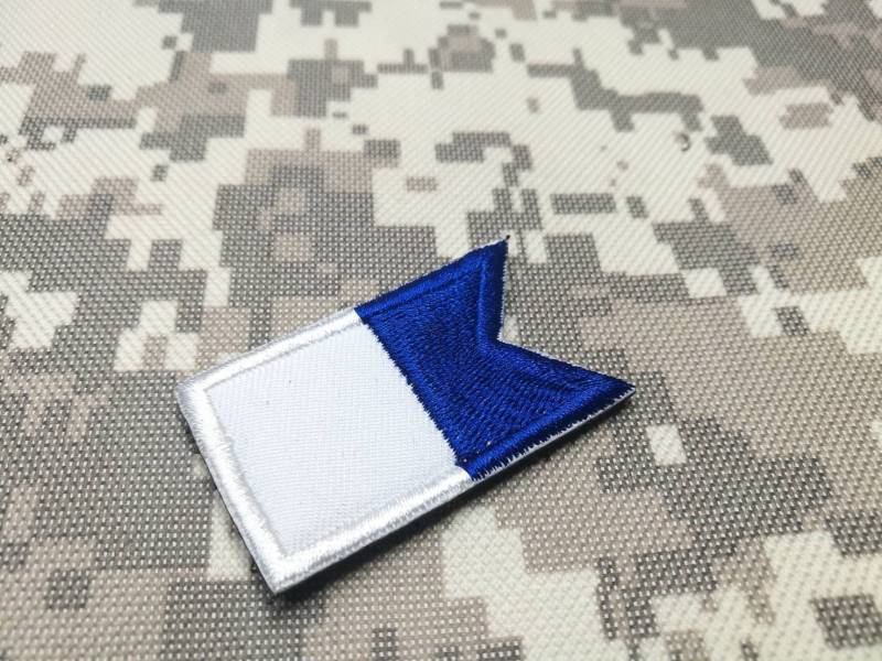 Alpha Flaggen Aufnäher Für Taucher, Aufnäher, Größe 5 cm X 2, 5 von COZY168