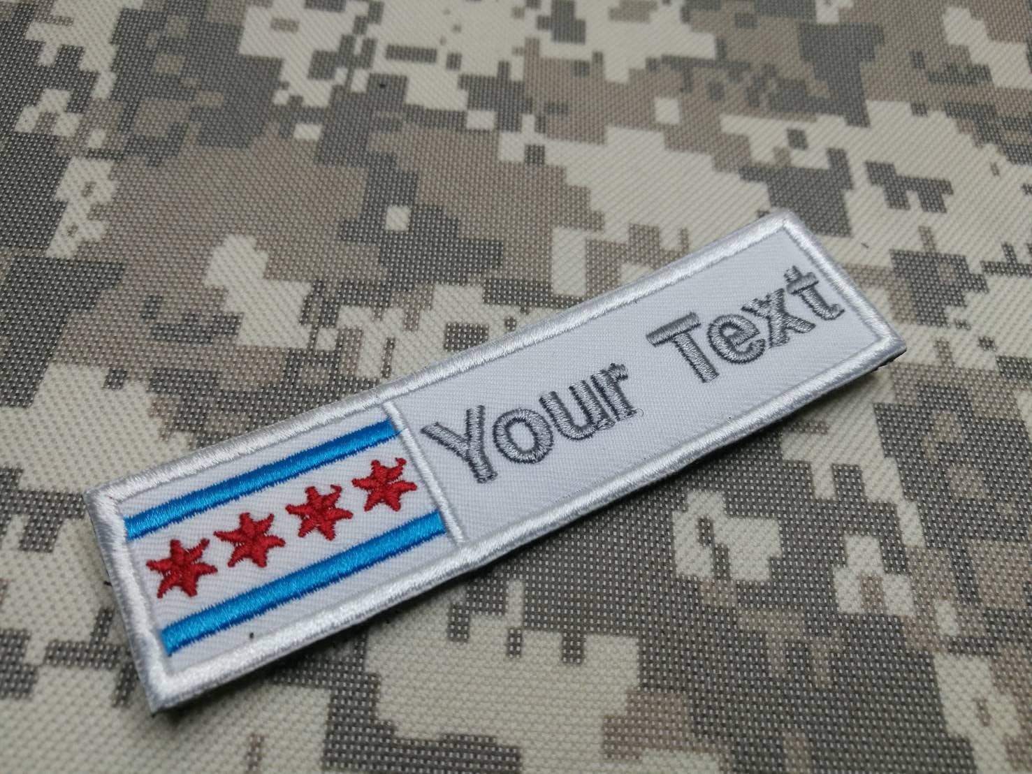 Benutzerdefinierter Name Text Ihr Aufnäher Us-Flagge Mit Hakenbefestigung Oder Zum Aufnähen in Den Größen 4 "x 1", 5 6 1" von COZY168