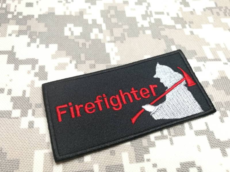 Feuerwehr Aufnäher Spruch Dünne Rote Linie Stil Gestickter Zum Aufnähen Oder Haken Größe 10 X 2 Zoll von COZY168