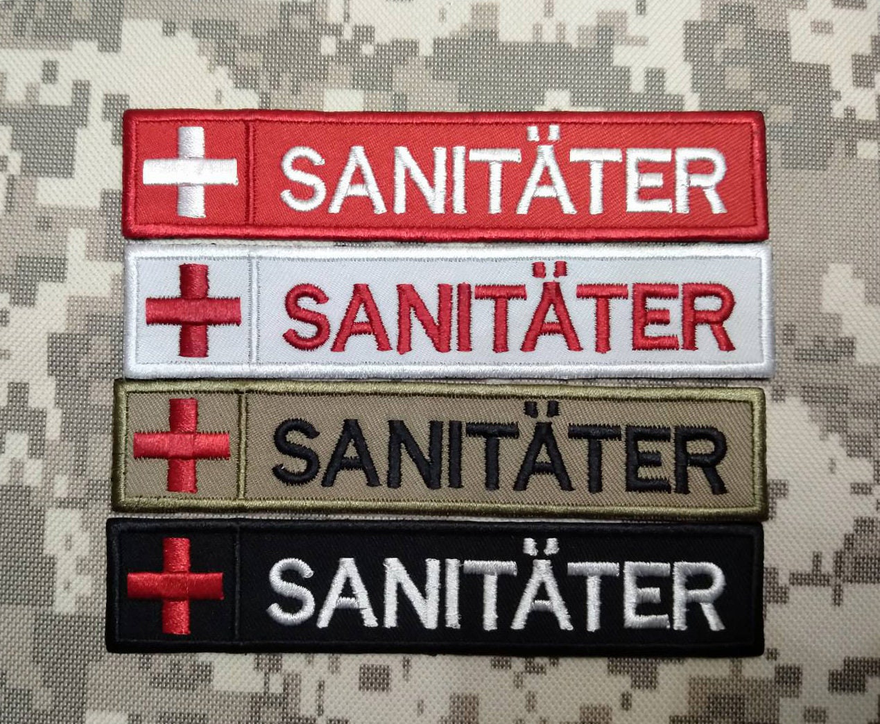 Sanitater Rotes Kreuz Aufnäher Sanitäter Ems Emt Rettung Haken Zum Befestigen Oder Aufnähen Größe 13 X 1 Zoll von COZY168