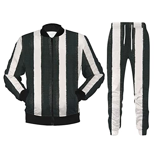 Freizeitanzug Herren Casual Farbdruck Zweiteiliger Winter Langarm Shirt Loungewear Set Patchwork Druck Sportanzug Herren Langarm 2 Teiliges Freizeitanzug Trainingsanzüge Sport Set Casual Leicht von COZYDAY