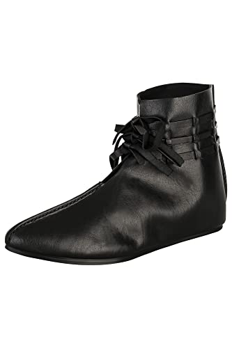 CP Abenteuer Früh/Hochmittelalter Halbstiefel mit 3 Schnüren Mittelalterschuhe LARP (eu_Footwear_Size_System, Adult, Numeric, medium, Numeric_39) von CP Abenteuer