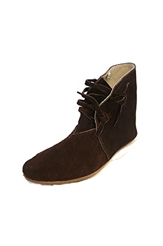 Mittelalterschuhe Wildleder Spätmittalter Mittelalter Schuhe, Damen Herren Schuhgröße 39 von CP-Schuhe