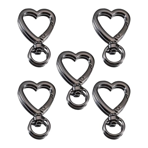 CPAOWEHF 5pcs Multifunktional Legierungschlüsselring Secure Mechanismus Bag Zubehör Für Alltägliche Essentielle Und Beuteldekorationen Tragbarer Reiseschlüsselhalter Mit Schloss von CPAOWEHF