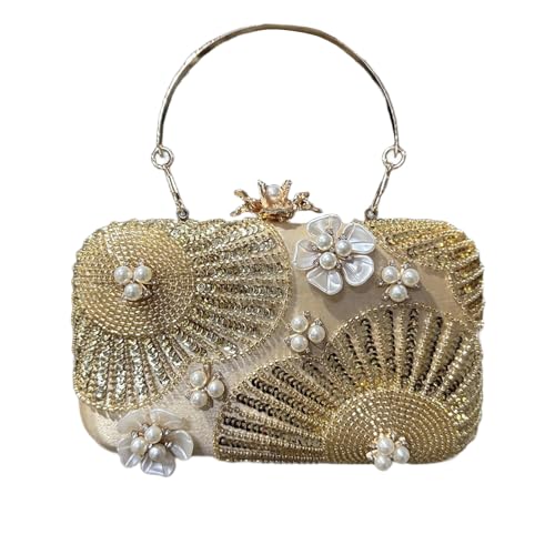 CPAOWEHF Einzigartige Geldbörsen Für Frauen Und Mädchen Funkelnde Pailletten Abendbeutel Mit Abnehmbarer Metallkette Für Eine Anspruchsvolle Look Party Geldbörse von CPAOWEHF