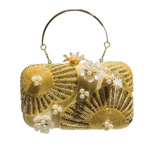 CPAOWEHF Einzigartige Geldbörsen Für Frauen Und Mädchen Funkelnde Pailletten Abendbeutel Mit Abnehmbarer Metallkette Für Eine Anspruchsvolle Look Party Geldbörse von CPAOWEHF