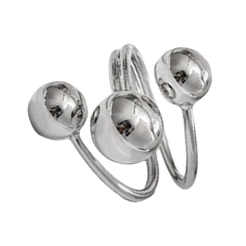 CPAOWEHF Elegante Glänzende Kreisförmige Ringe Für Geschenkverbindung Und Persönliche Tragen Verstellbarer Größe Offene Fingerringe Trendy Unisex Schmuck Vielseitiger Styling von CPAOWEHF