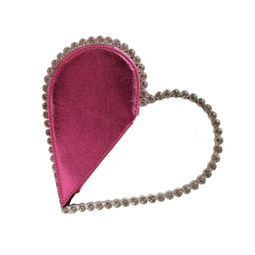 CPAOWEHF Elegante Herzförmige Geldbörse Mit Rahmenabendtasche Für Hochzeitsfeier Und Cocktail Event Mode Abend Accessoire von CPAOWEHF