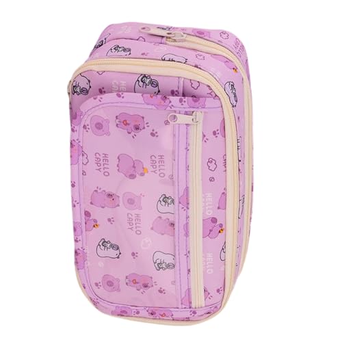 CPAOWEHF Große Bleistiftkoffer Reißverschluss Bleistiftbeutel Tragbare Stift Organisatoren Aufbewahrungstasche Reise Make Up Beutel Für Student Office Desk Accessoires Für Studentin von CPAOWEHF