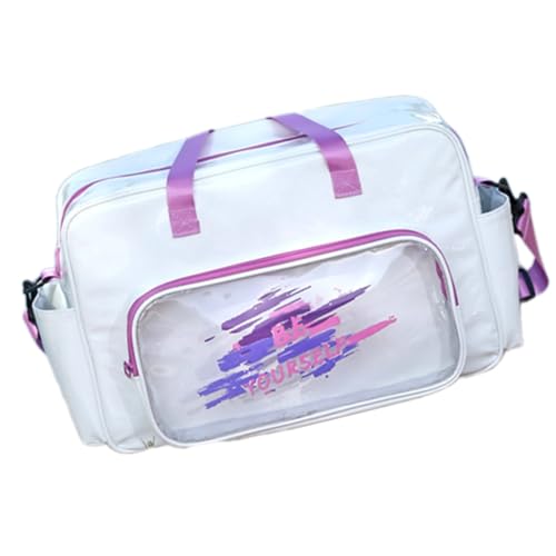 CPAOWEHF Großkapazität Wasserdichtes Fitnessstudio Beutel Leicht Praktische PVC Sport Reisebereich Mit Mehreren Taschen Für Fitness Reisen Verstellbares Gurt Fitnessstudio Duffle von CPAOWEHF