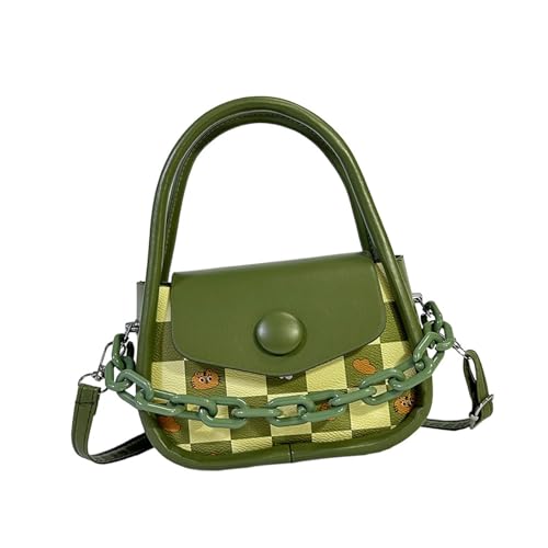 CPAOWEHF Stilvolle Handtasche Mit Kettengurt Schultertasche Casual Crossbody Tasche Für Modepersonen Und Verschiedene Gelegenheit Elegante Pendeltasche von CPAOWEHF