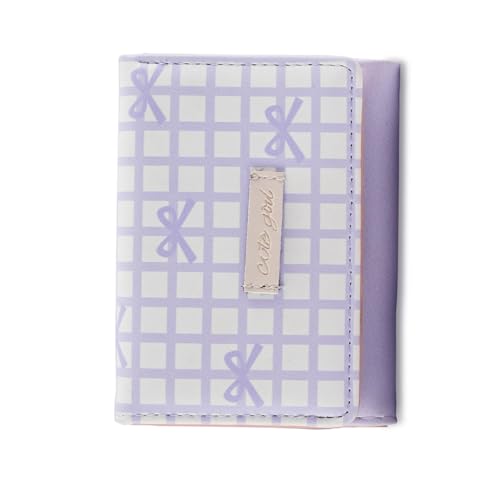 CPAOWEHF Stilvolle Kurz Gestreifte PU Leder Brieftasche Mit Elegant von CPAOWEHF