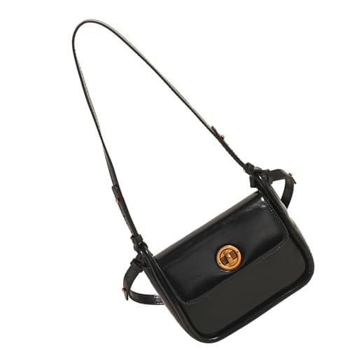 CPAOWEHF Winter Achselhöhlen Tasche Für Frauen Square Retro Pendeln Stilvolle Schulter PU Leder Crossbody Winter Schulter Für Frauen Stilvolle Achselhilfe Handtasche Kleine Quadrat von CPAOWEHF