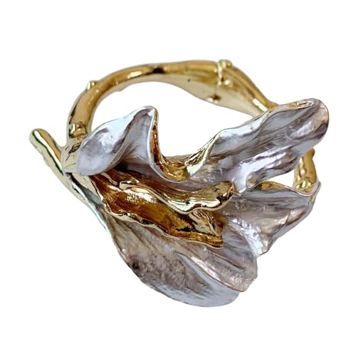 CPAOWEHF Zwei Ton Tulips Emailliertem Armreif Stabiler Legierungsmaterialien Lässig Bis Formelle Anlässe Schmuck Accessoire Legierung Mode Armband Für Frauen von CPAOWEHF