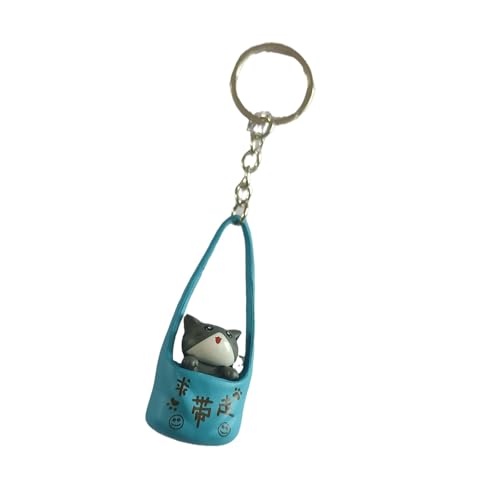Cartoon Cats Schlüsselbund Schöner Kätzchen Keyring Rucksack Handtasche Anhänger Autoschlüsselkette Entzückende Haustasche Zauberdekorationen Schöner Kätzchen Schlüsselring Haustier Schlüsselbund Cats von CPAOWEHF