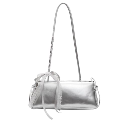 Frauen Handtasche Stilvolle Achselhöhlen Tasche Mit Anhänger Korean Styles Umhängetasche Frauen Pendeln Unterarm Shopping Schulter Trendy Achselhaut Einfacher Handtasche Achselhöhle von CPAOWEHF