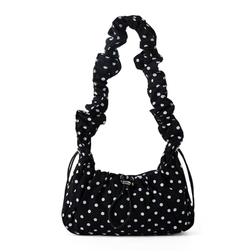Frauen Umhängetasche Polkas Punkt Plissierte Wolke Einfache Messenger Einkaufen Koreanische Stile Crossbody Für Tägliche Frauen Schulter Einfacher Crossbody Korean Styles Cloud Für Reisen von CPAOWEHF