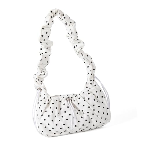 Frauen Umhängetasche Polkas Punkt Plissierte Wolke Einfache Messenger Einkaufen Koreanische Stile Crossbody Für Tägliche Frauen Schulter Einfacher Crossbody Korean Styles Cloud Für Reisen von CPAOWEHF