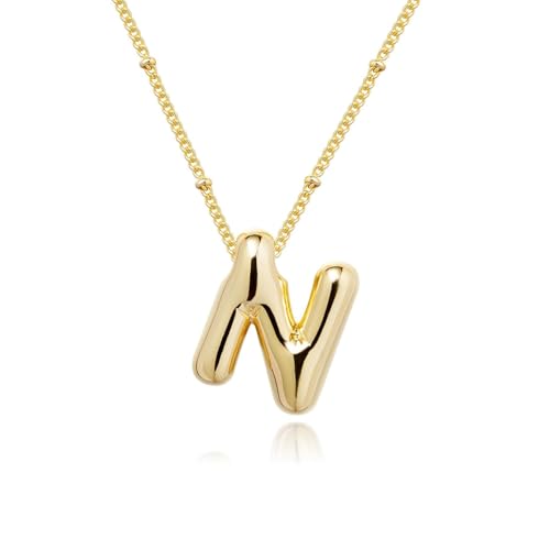 Glossy Letter Pendell Halskette Mit Verstellbarer Länge Trendy Women Accessoires Für Trendige Outfits Und Casual Wear Casual Party Jewelry von CPAOWEHF