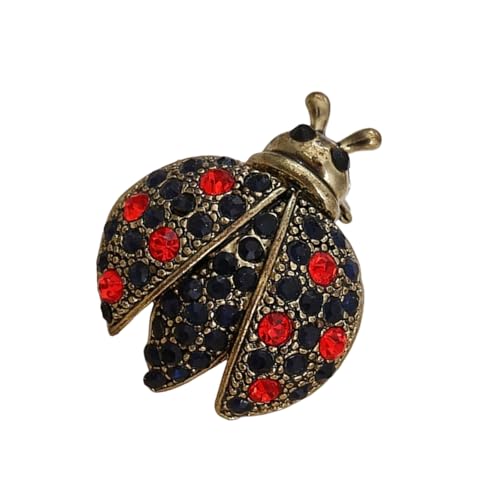 Hochglänzende Legierung Ladybirds Pin Mit Glitzernden Kristallen Handgefertigt Öltierbrosche Für Frauen Modekleidung Sicherer Schließbrosche Design von CPAOWEHF