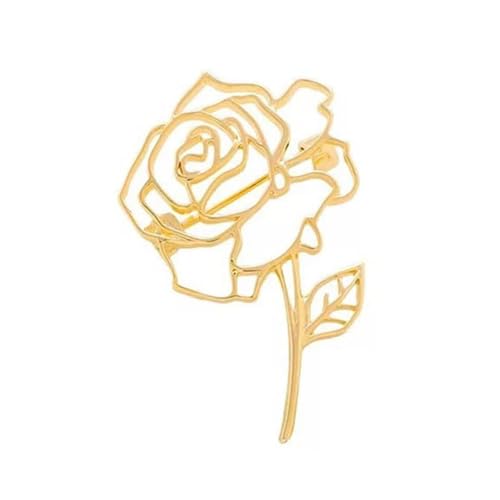 Kompliziertes Blumenausschnitt Brosche Modische Hohle Blumen Lapper Stift Kleidungszubehör Mehrzweck Accessoire Für Taschen Dekorative Rose Brosche Accessoire von CPAOWEHF