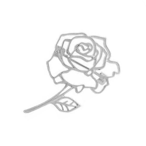 Kompliziertes Blumenausschnitt Brosche Modische Hohle Blumen Lapper Stift Kleidungszubehör Mehrzweck Accessoire Für Taschen Dekorative Rose Brosche Accessoire von CPAOWEHF