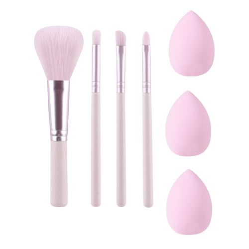 Make Up Bürstenset Mit 3 Make Up Schwamm Flüssigkeit Make Up Pulver Concealer Erröten Lidschatten Applikator Valentinstag Geschenke von CPAOWEHF