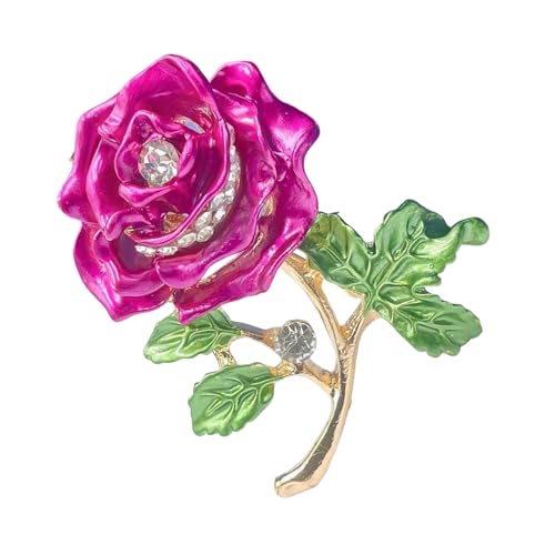 Rose Emaillierte Brosche Robuste Legierung Fashion Revers Pin Mit Eleganten Designs Für Rucksack Und Kleidungszubehör Fashion Revers Pin von CPAOWEHF