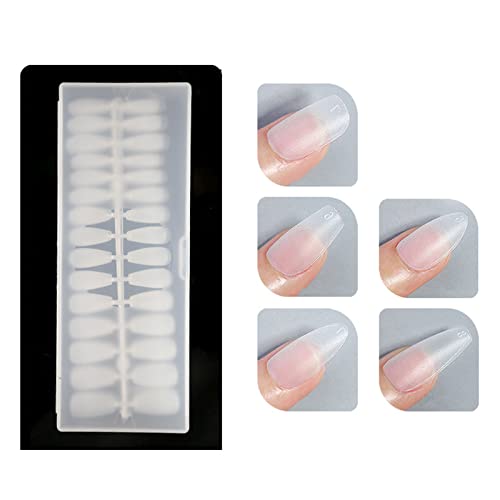 Sargnägel Künstliche Nägel Acrylnägel Mandelförmig Oval Quadratisch Nagelspitzen 240 Stück Kunstnägel Für Frauen Und Mädchen von CPAOWEHF