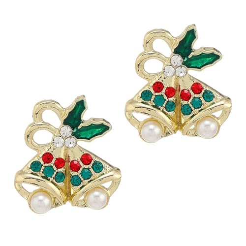 Urlaub Drop Ohrringe Weihnachten Themenmuster Stylische Hengste Einzigartige Weihnachtslegierung Textur Für Party Sparkling Ohrringe von CPAOWEHF