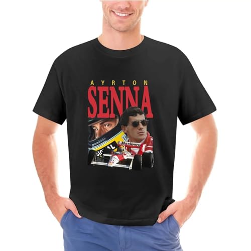 CPFJHY Ayrton-Senna-90s-Racing-Retro-Vintage-Bootleg-Unisex-T-Shirt von CPFJHY