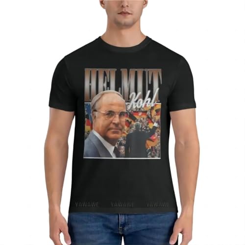 CPFJHY Helmut-Kohl-90s-style-T-Shirt-plain-black-t-shirts-men-t-shirts-for-men von CPFJHY