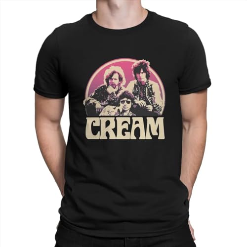 Cream-est-Tshirt-for-Men-Cream-Band-Round-Neck-Basic-T-Shirt-Distinctive-Gift-Clothes-Outdoorwear von CPFJHY
