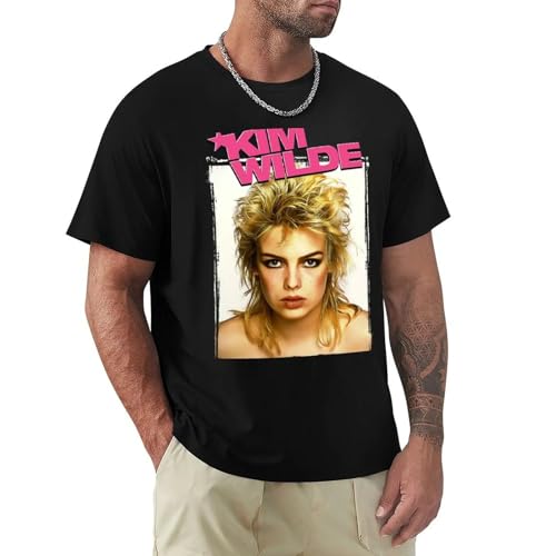 Kim-Wilde-T-Shirt-Sports-Fans-Shirts-Graphic-tees-Quick-Drying-Mens-t-Shirts von CPFJHY