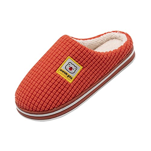 CPIDAH Hausschuhe Damen Herren Winter Warme Waschbar Orthopädische Pantoffeln Bequeme Breite Füße Hallenschuhe Slip On Filzpantoffeln Rutschfeste Slippers Mit Warmem Plüschfutter Hallux Valgus Schuhe von CPIDAH