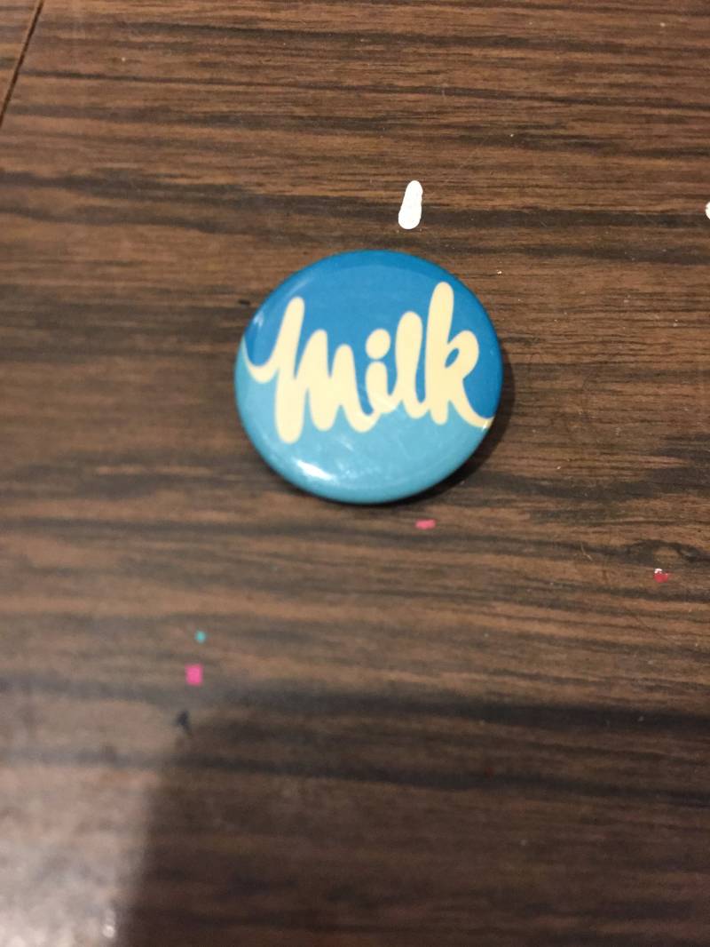 Vintage 1980Er Milch Themen Knopf - Seltener Nostalgie von CPJCollectibles