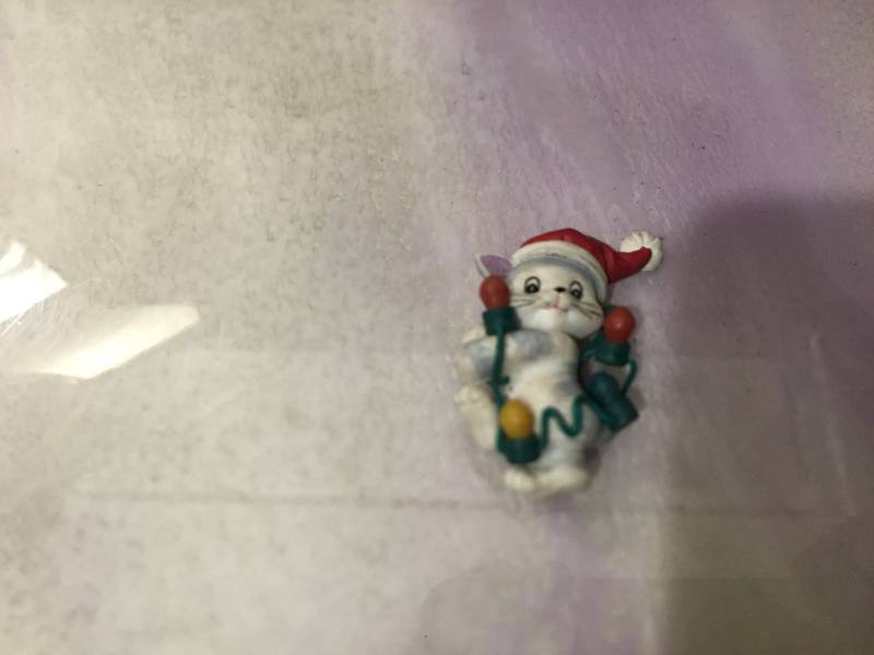 Vintage Katze/Kätzchen Weihnachten Themed Revers Pin - Seltene Sammler Anstecknadel Super Süße Weihnachtsbrosche Lot 2 von CPJCollectibles