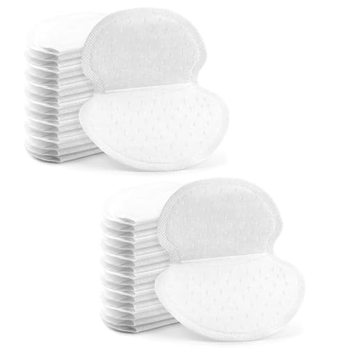 CPJJ 60 Stück Achselpads Damen und Herren, Zuschneidbare Pads gegen Schweißflecken, Schweißpads Achseln, Achselschweiß Pads gegen Schwitzen, Geruchslose Underarm Pads Sweat von CPJJ
