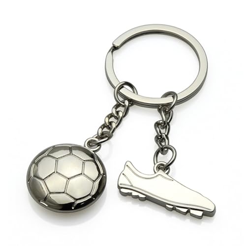 CPRNQY Schlüsselanhänger Fussball,Schlüsselanhänger Fussball Fussballschuh Auto Keychain Anhänger,Deko Fußballplatz Schlüsselbund Mit für Erwachsene und Kinder Geschenkidee Autodeko von CPRNQY